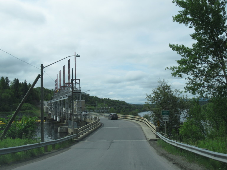 Energie centrale in St. John rivier
